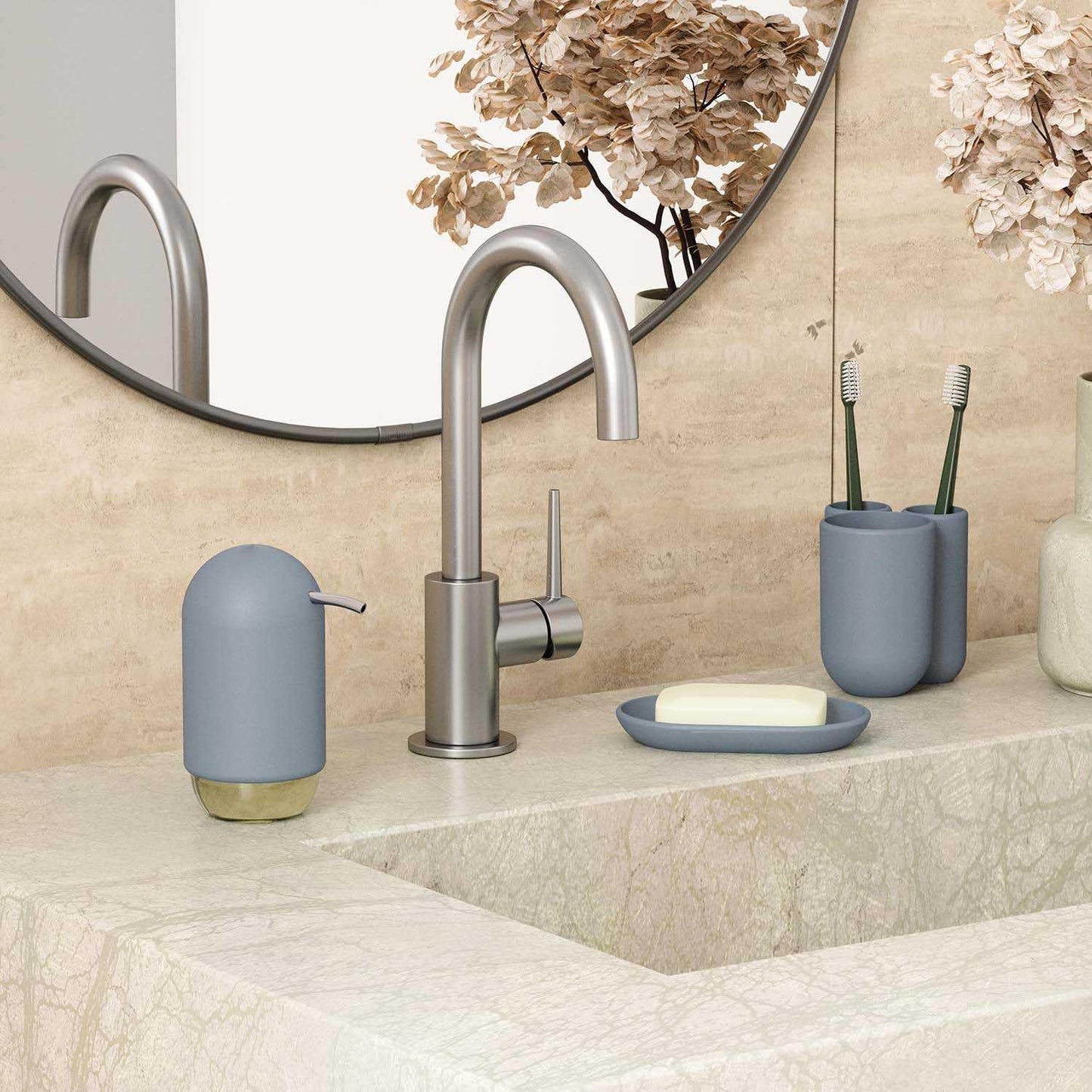 Umbra Touch Soap Dispenser, Slate Blue