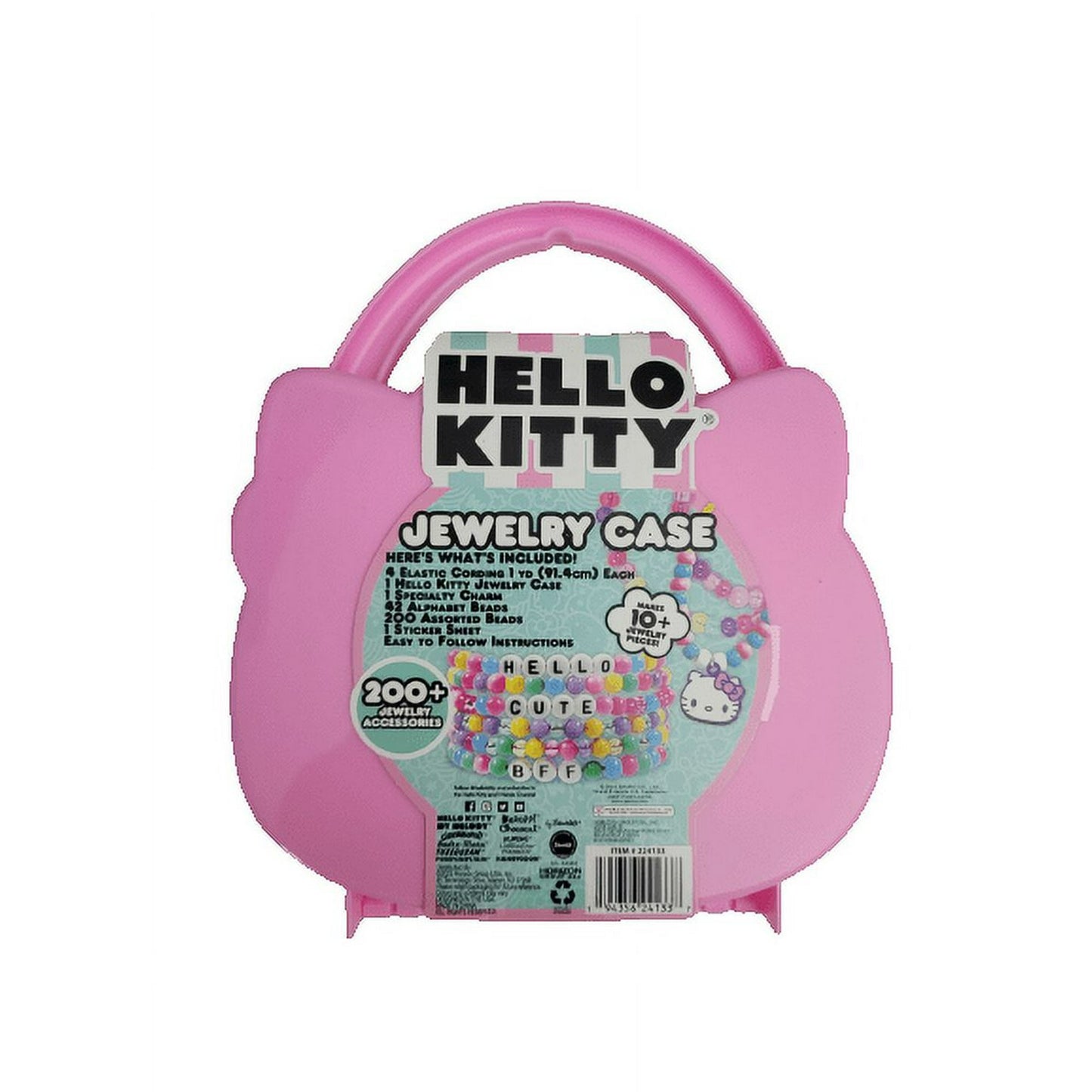 Hello Kitty Jewelry Making Kit & Case - Pink Kitty Case