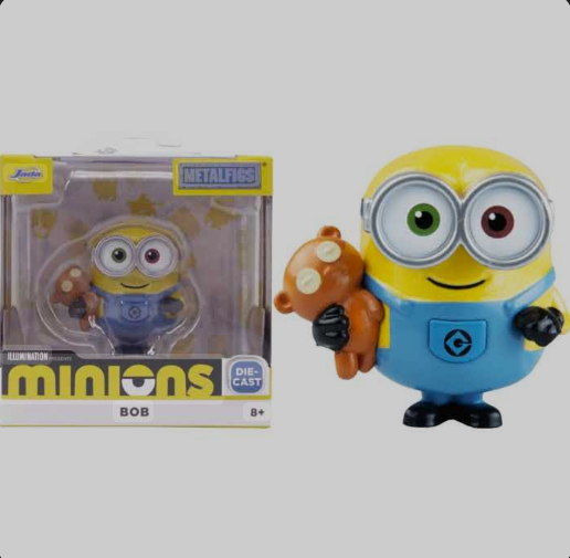 Metalfigs Diecast Minions 4-pack Collectible Figures 2.5-inch