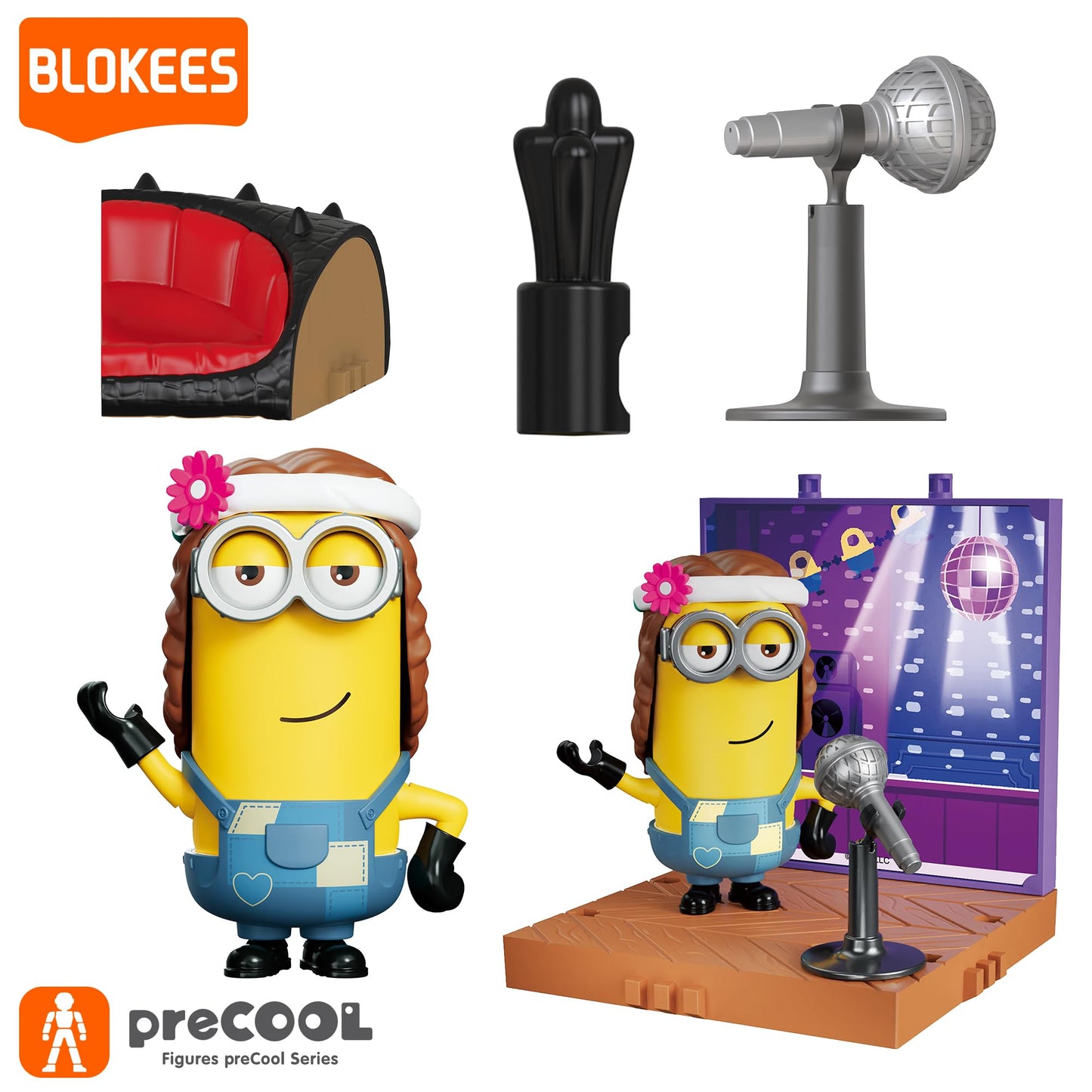 BLOKEES | preCOOL Minions Series 2 Celebration Party 4-Pack Build Set