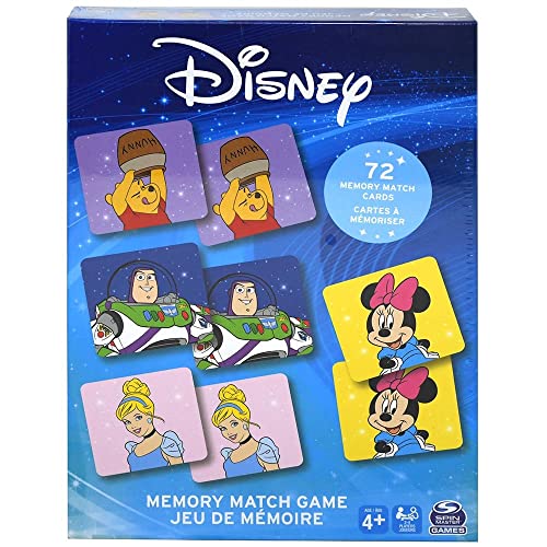 Disney Memory Matching Game - 72 Memory Cards