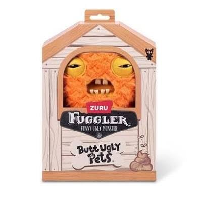 ZURU Fuggler Butt Ugly Pets 9-inch Cod Father Gold Fish Plush Toy