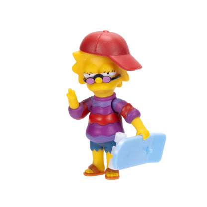 The Simpsons Wave 6 Cool Lisa with Skateboard Mini Figure