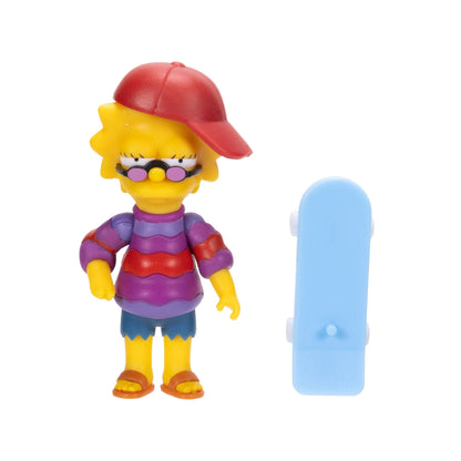 The Simpsons Wave 6 Cool Lisa with Skateboard Mini Figure