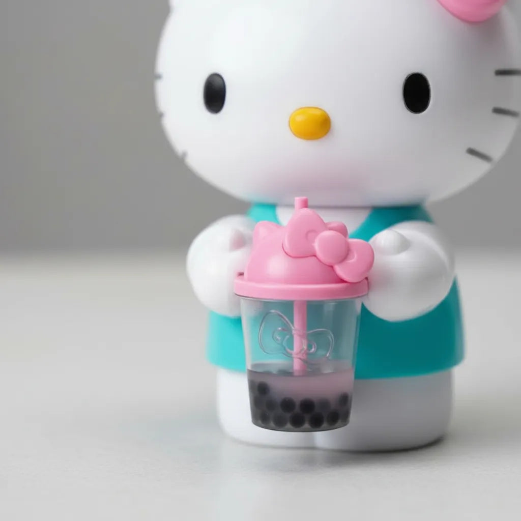 Hello Kitty Boba Tea Interactive Figure