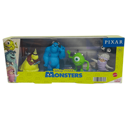 Disney Pixar Monsters, Inc. 4-Pack Miniature Figures Set