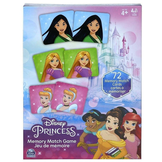 Disney Princess Memory Matching Game - 72 Memory Cards