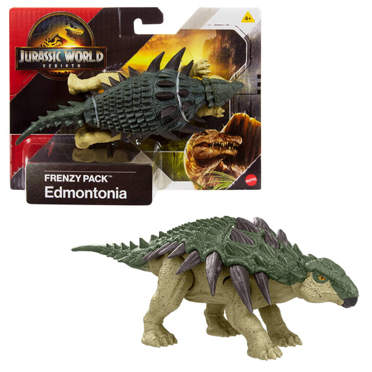 Jurassic World Rebirth Frenzy Pack Edmontonia Dinosaur Figure