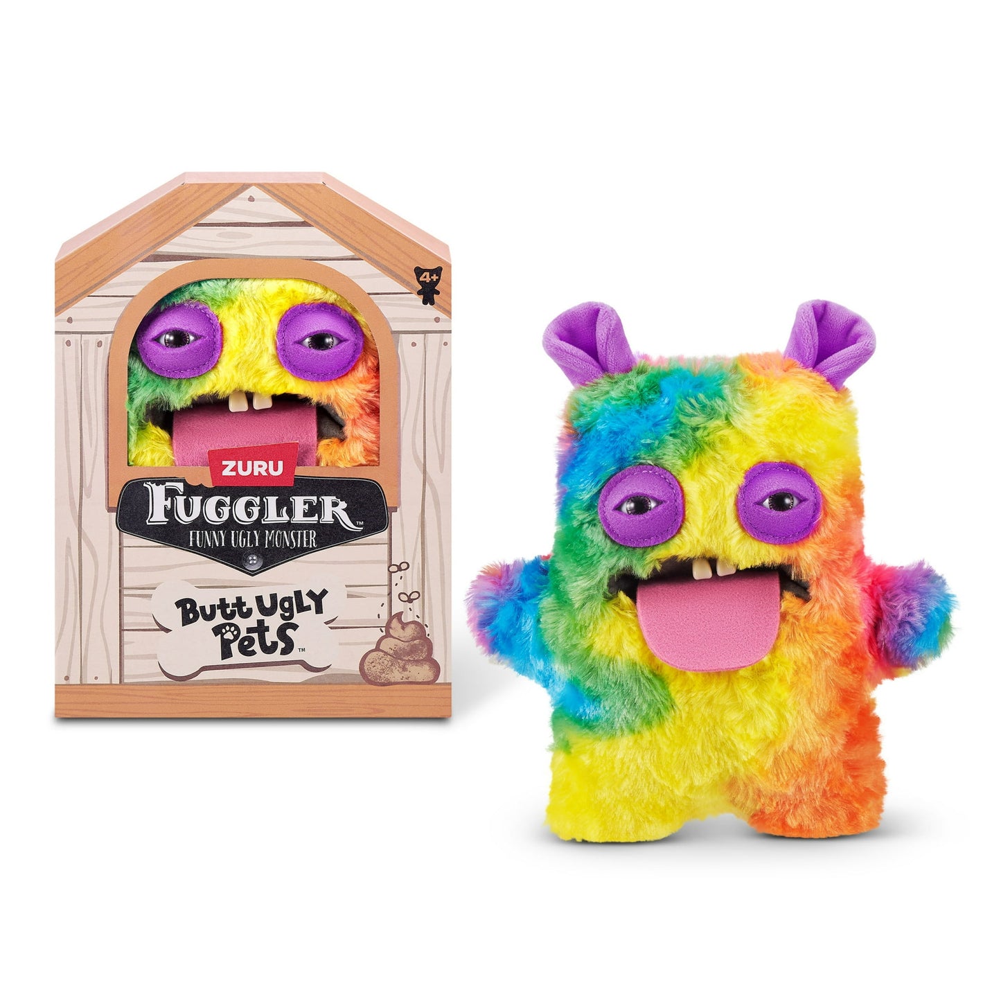 ZURU Fuggler Butt Ugly Pets 9-inch Cheeky Chonky Guinea Pig Plush Toy