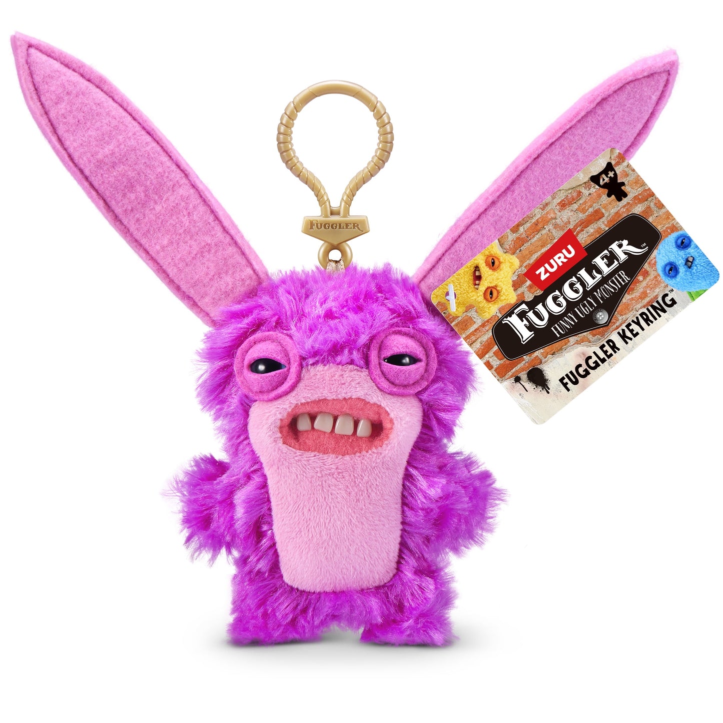 Fuggler Plush Clip-On Keyring - Lord Long Ears