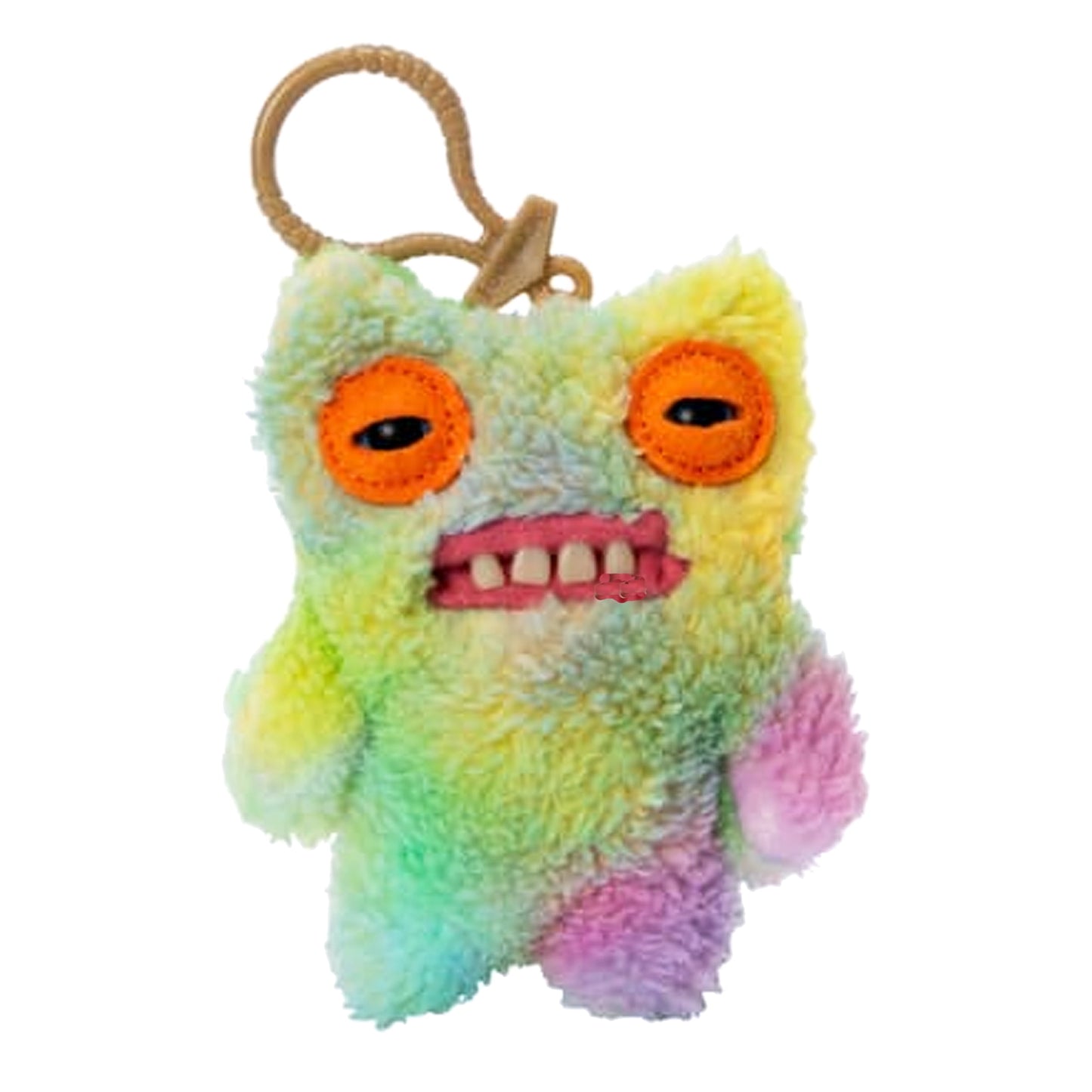 Fuggler Plush Clip-On Keyring - Munch Munch, Multi-Color