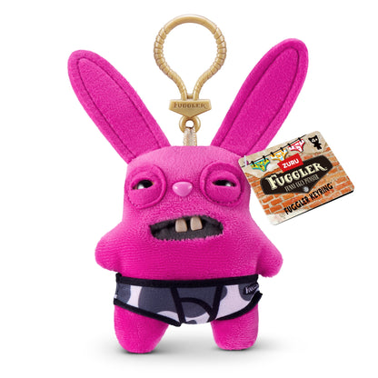 Fuggler Plush Clip-On Keyring - Rabid Rabbit