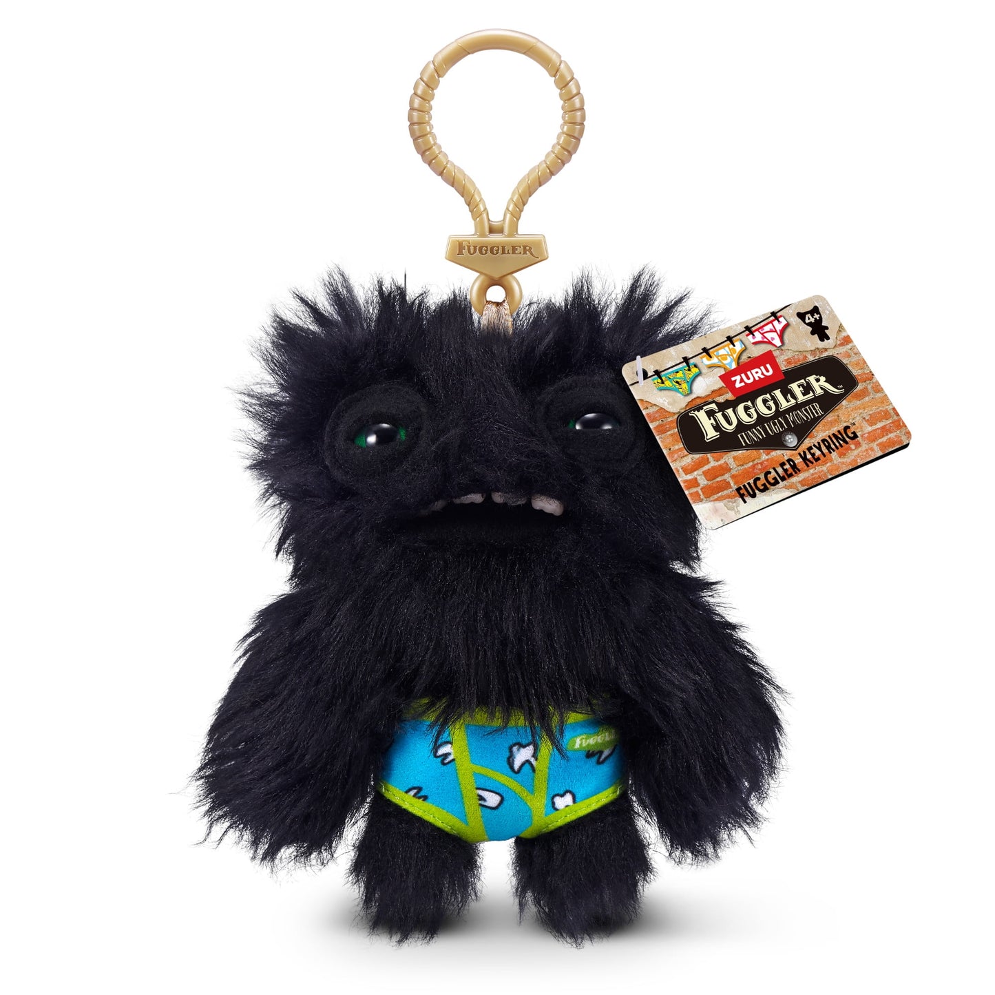 Fuggler Plush Clip-On Keyring - Wide Eyed Weirdo