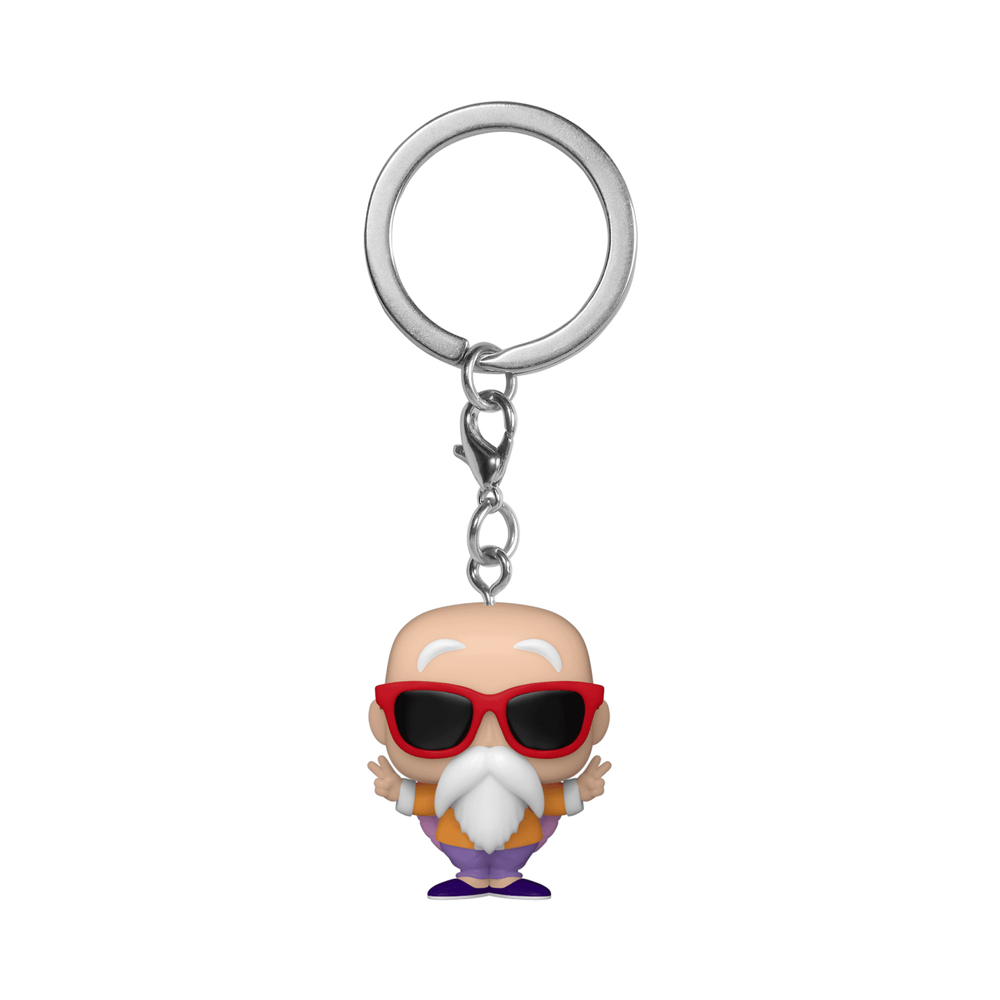 Funko Pop! Keychain: Dragon Ball Z - Master Roshi with Peace Sign