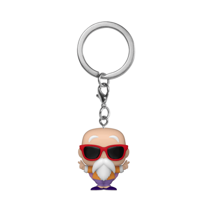 Funko Pop! Keychain: Dragon Ball Z - Master Roshi with Peace Sign