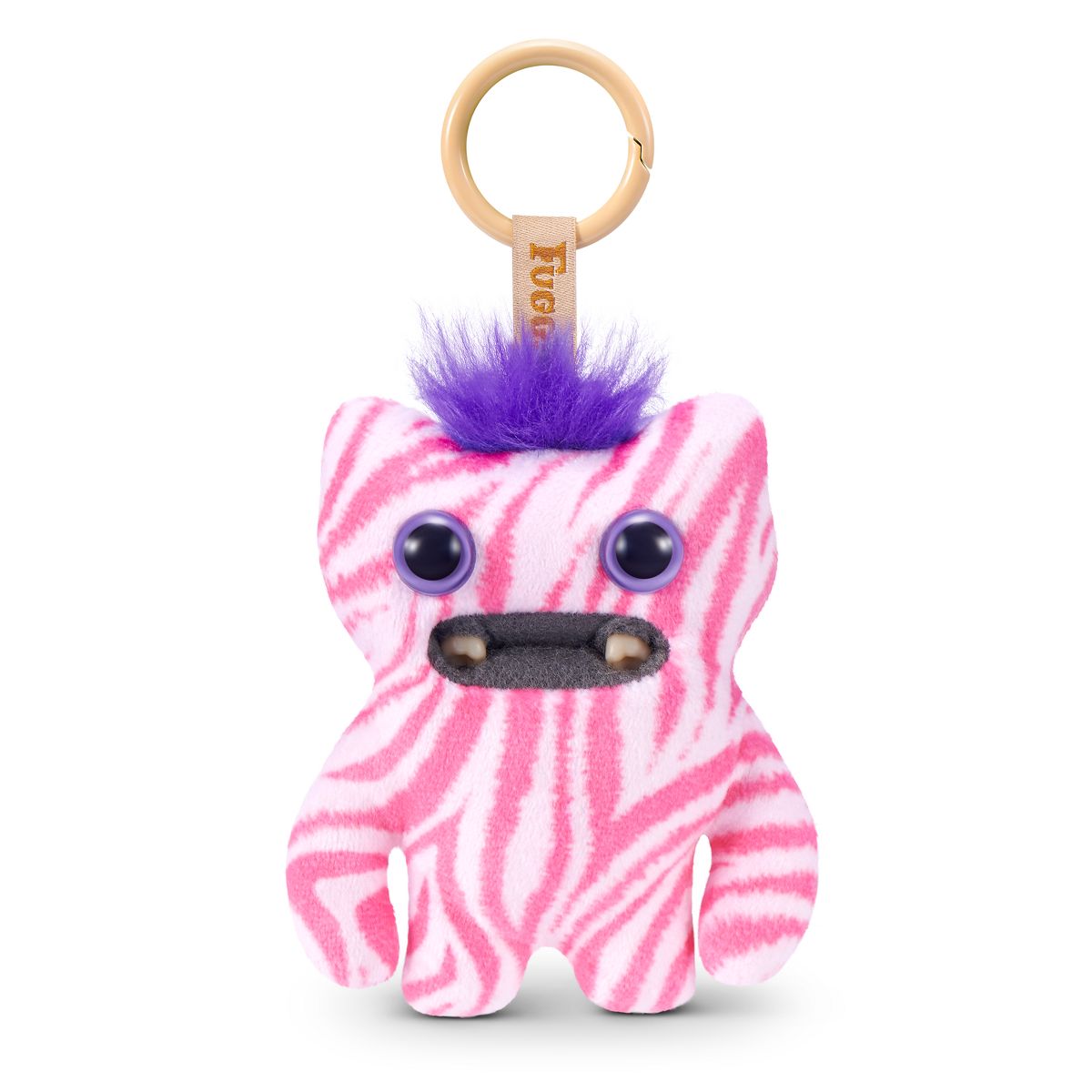 Fuggler Baby Pinkles Wide Eyed Weirdo - 3.5 in Plush Keyring