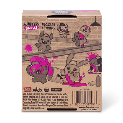 Fuggler Baby Pinkles Hearty McFarty - 3.5 in Plush Keyring