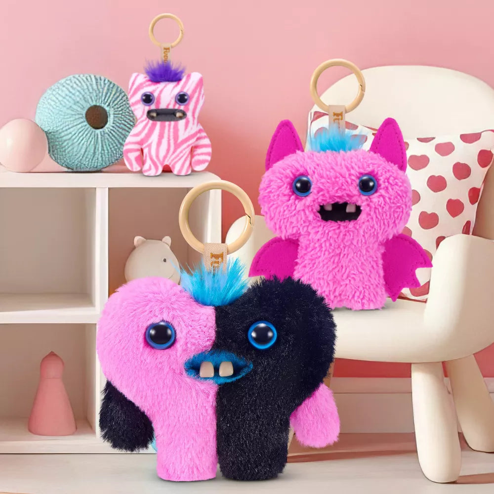Fuggler Baby Pinkles Hearty McFarty - 3.5 in Plush Keyring