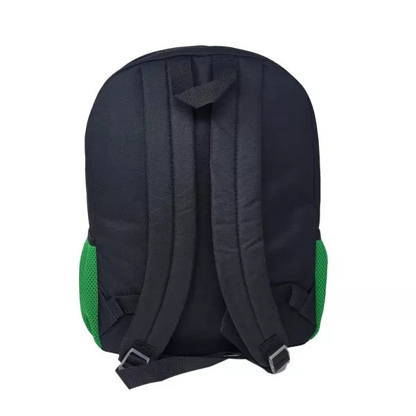 Minecraft Collage 16" Creepers Theme Kids Backpack