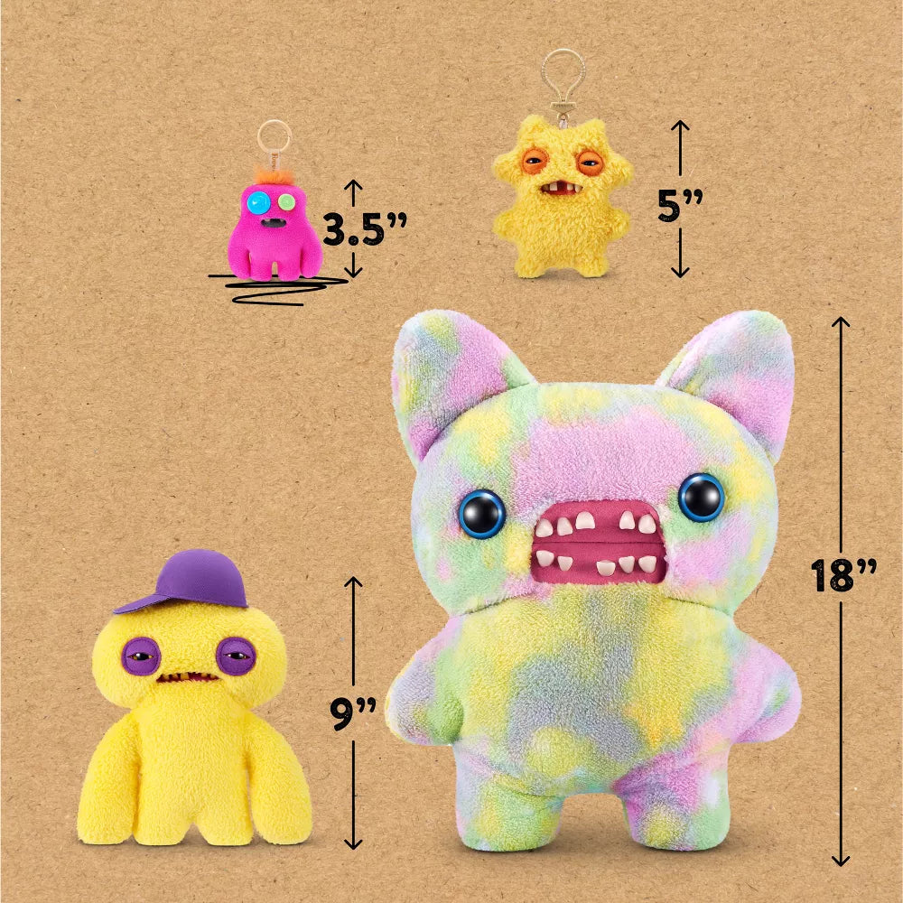 Fuggler Baby Pinkles Sasquoosh - 3.5 in Plush Keyring