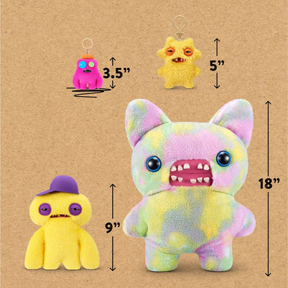 Fuggler Baby Pinkles Sasquoosh - 3.5 in Plush Keyring