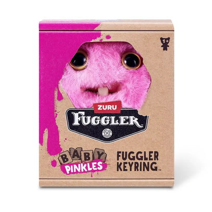 Fuggler Baby Pinkles Rabid Rabbit - 3.5 in Plush Keyring