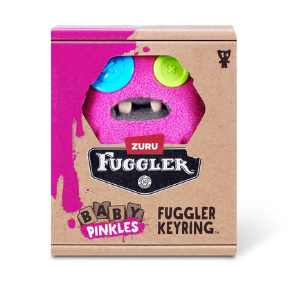 Fuggler Baby Pinkles Sasquoosh - 3.5 in Plush Keyring