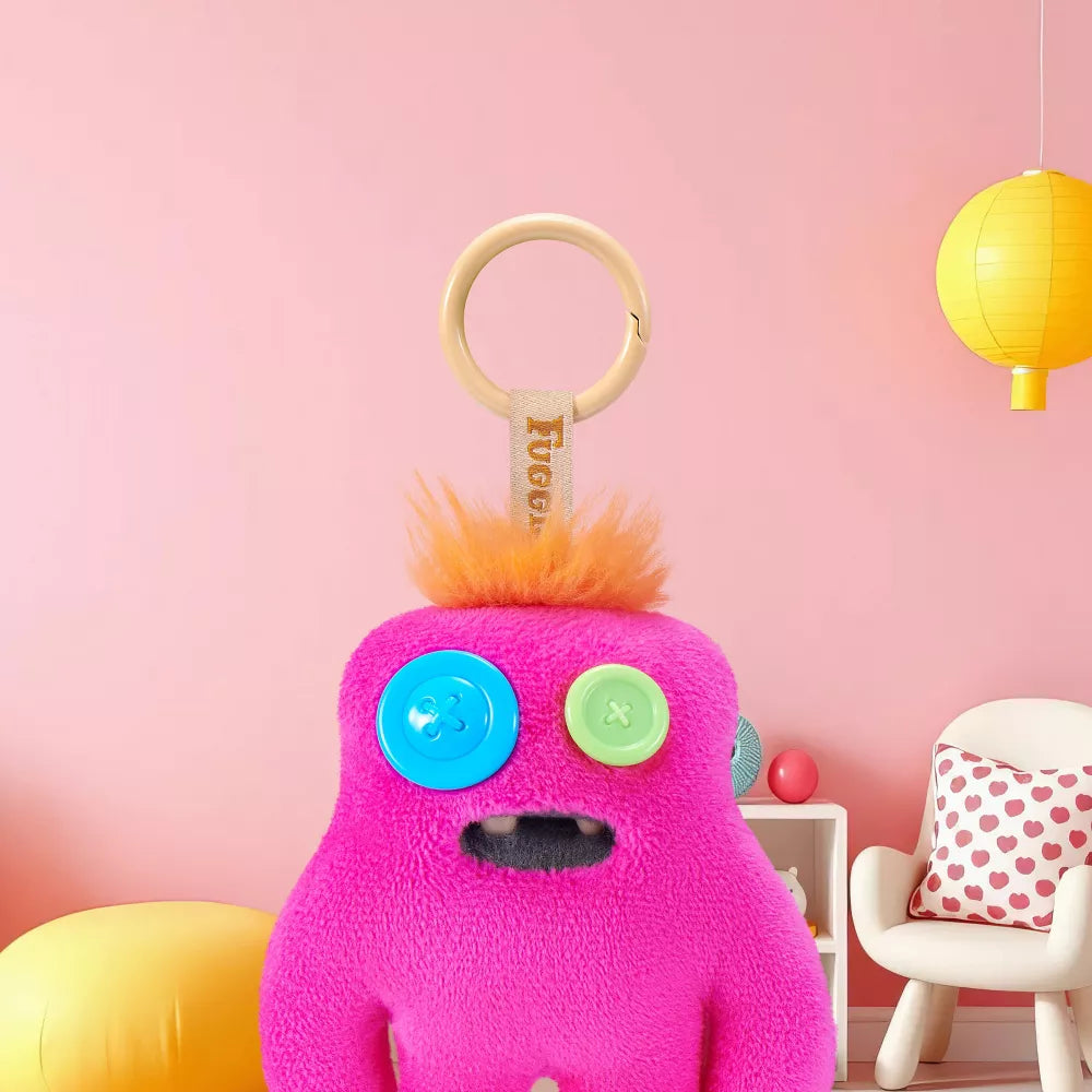 Fuggler Baby Pinkles Sasquoosh - 3.5 in Plush Keyring