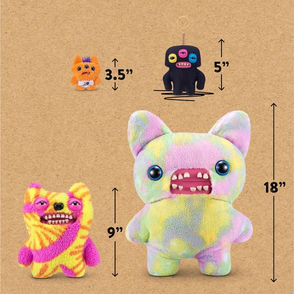 Fuggler Series 6 Annoyed Alien - 4.5 inch Plush Keyring