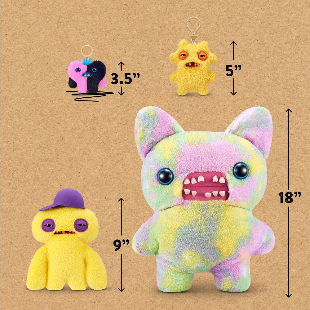 Fuggler Baby Pinkles Hearty McFarty - 3.5 in Plush Keyring