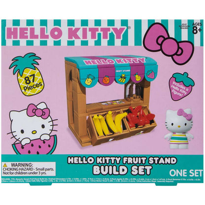 Sanrio Hello Kitty Fruit Stand Build Set & Figure - 87 pieces