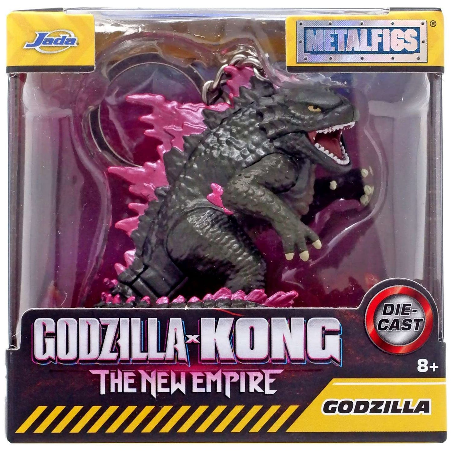 Jada Godzilla x Kong The New Empire MetalFigs Godzilla Diecast Keychain Action Figure