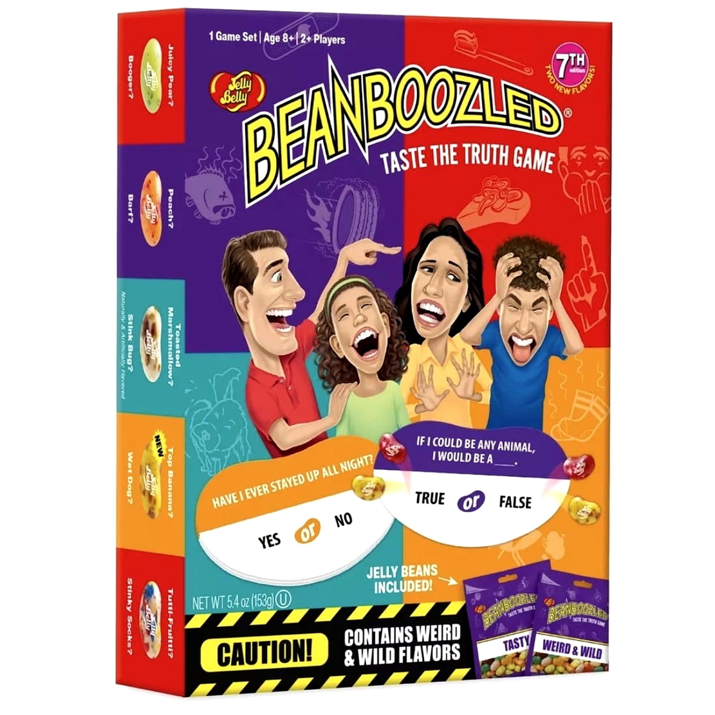 Jelly Belly BeanBoozled – Taste the Truth Family Board Game 7th Edition