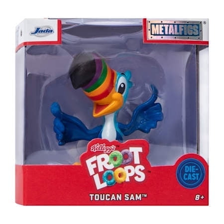 Jada Toys Froot Loops Toucan Sam Metalfigs Diecast Collectible Figure, 2.5 in