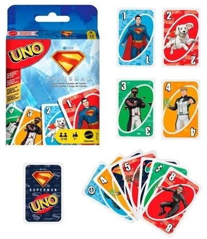 Mattel Games UNO Superman Card Game