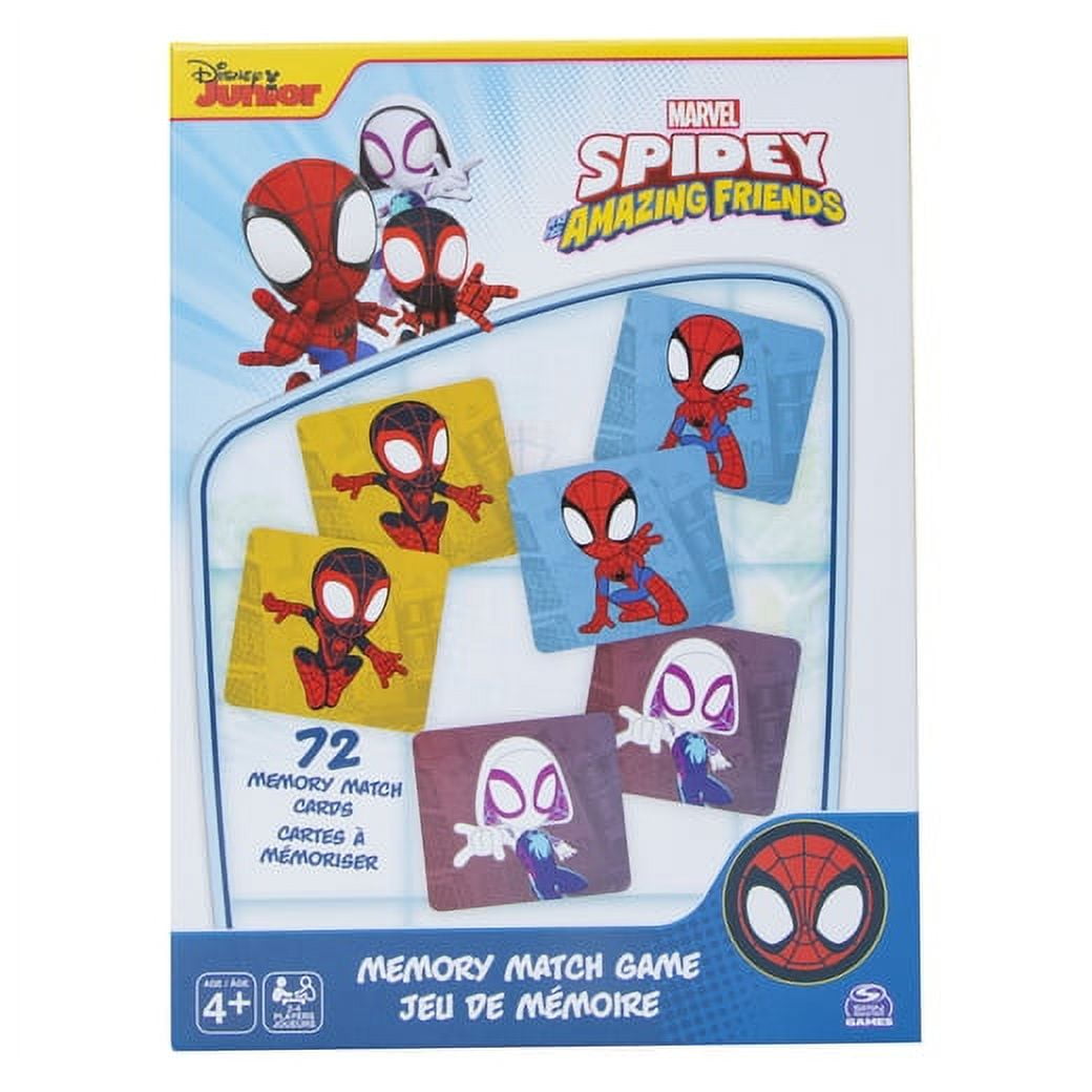 Spidey and His Amazing Friends Memory Matching Game - 72 Memory Cards