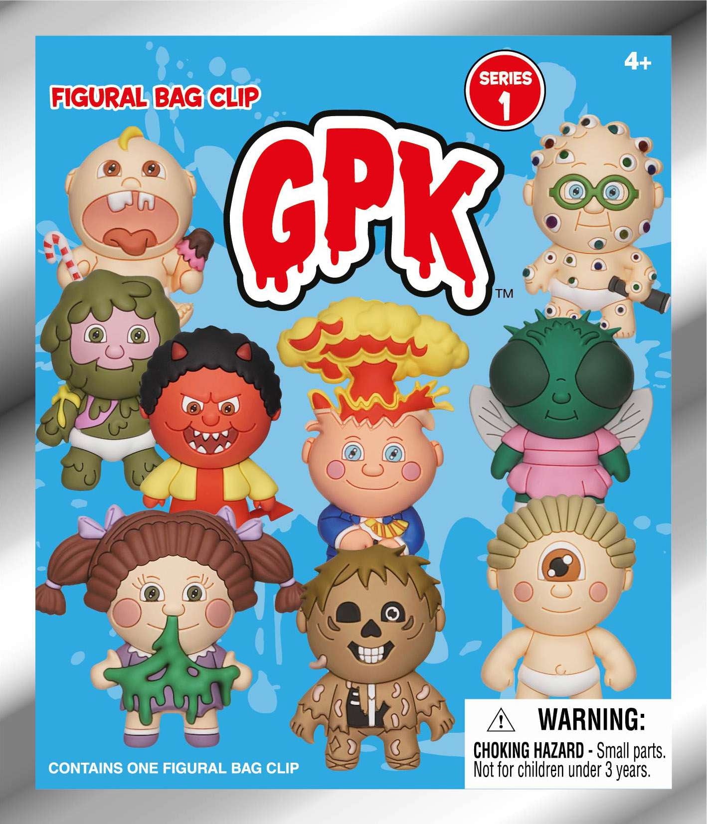Garbage Pail Kids 3D Figural Foam Bag Clip Series 1 Mystery Pack (1 RANDOM Figure)