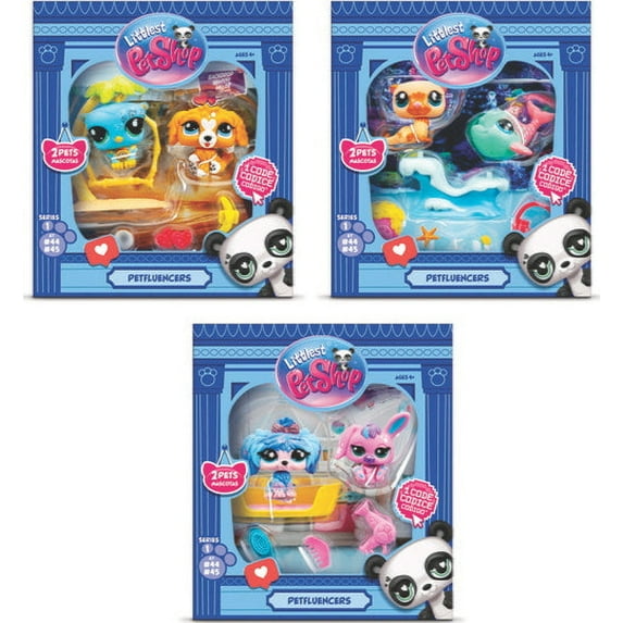 Littlest Pet Shop 2-Pack Series 1 Petfluencers (One Random Assortment)
