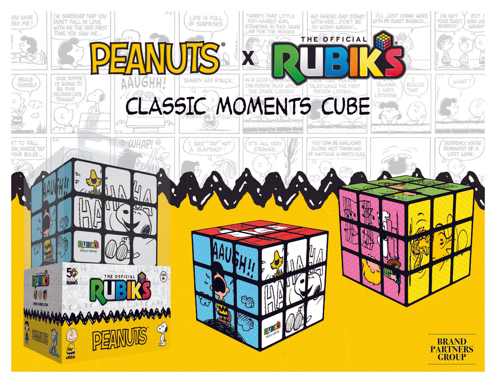 Rubik’s Cube – Peanuts Classic Moments Themed 3x3 Speed Cube