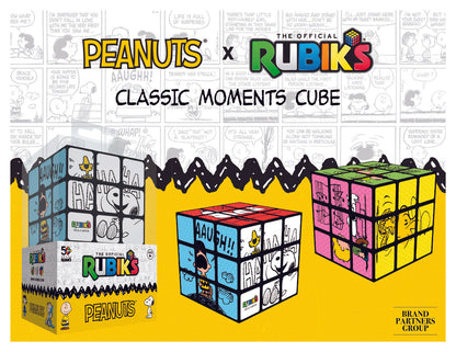 Rubik’s Cube – Peanuts Classic Moments Themed 3x3 Speed Cube