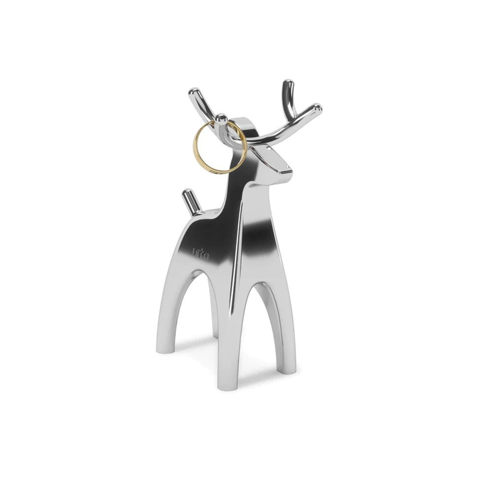 Umbra Zoola Reindeer Chrome Ring Holder