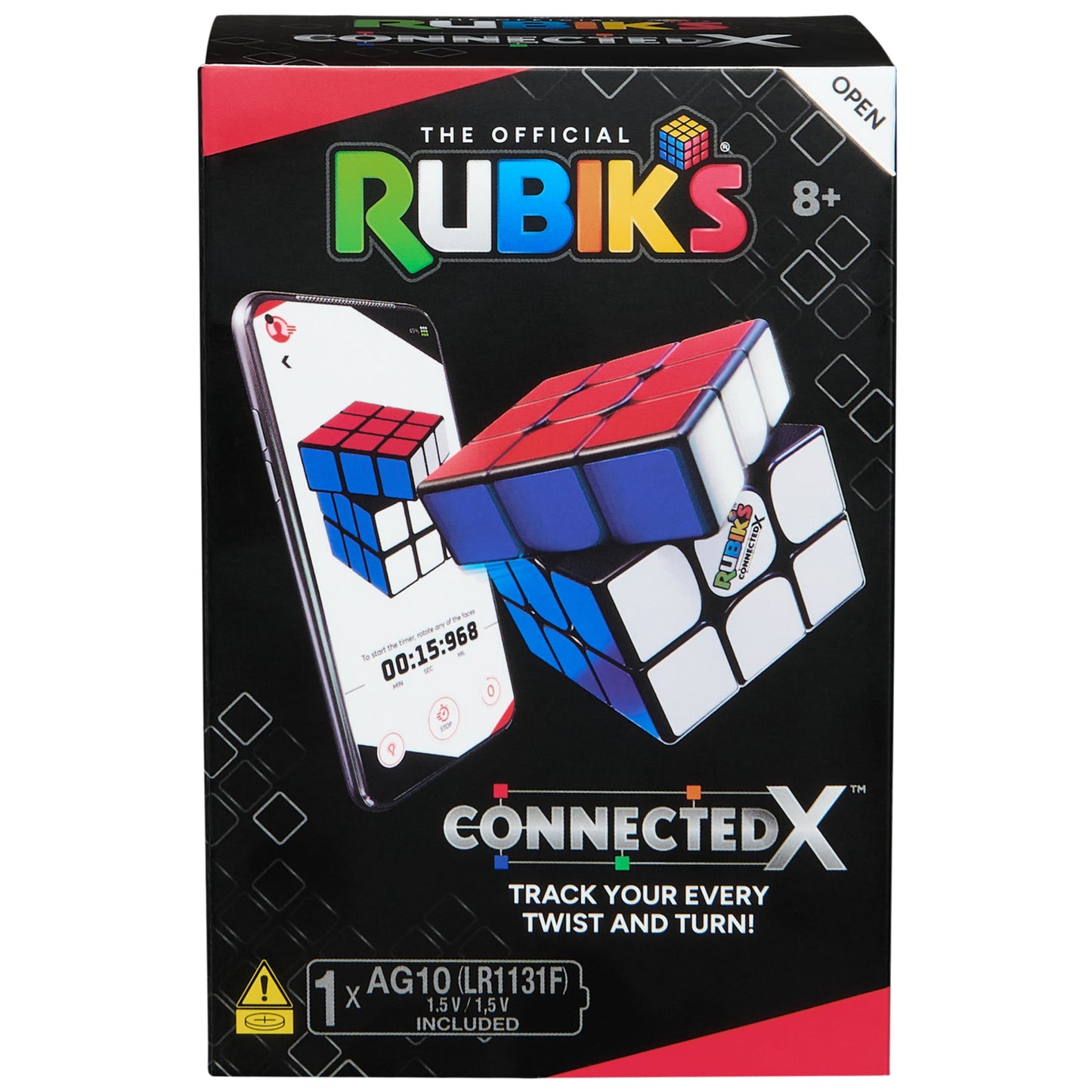 Rubiks Cube ConnectedX, Bluetooth Enabled 3x3 Classic Cube