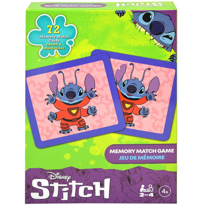 Disney Lilo and Stitch Memory Matching Game - 72 Memory Cards