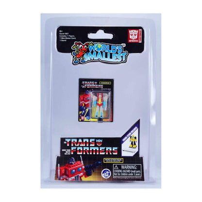 World's Smallest Transformers Bundle Set of 3 Mini Figures - Optimus Prime - Bumblebee - Starscream