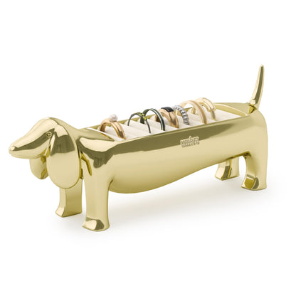 Umbra Dachsie Ring Holder, Brass