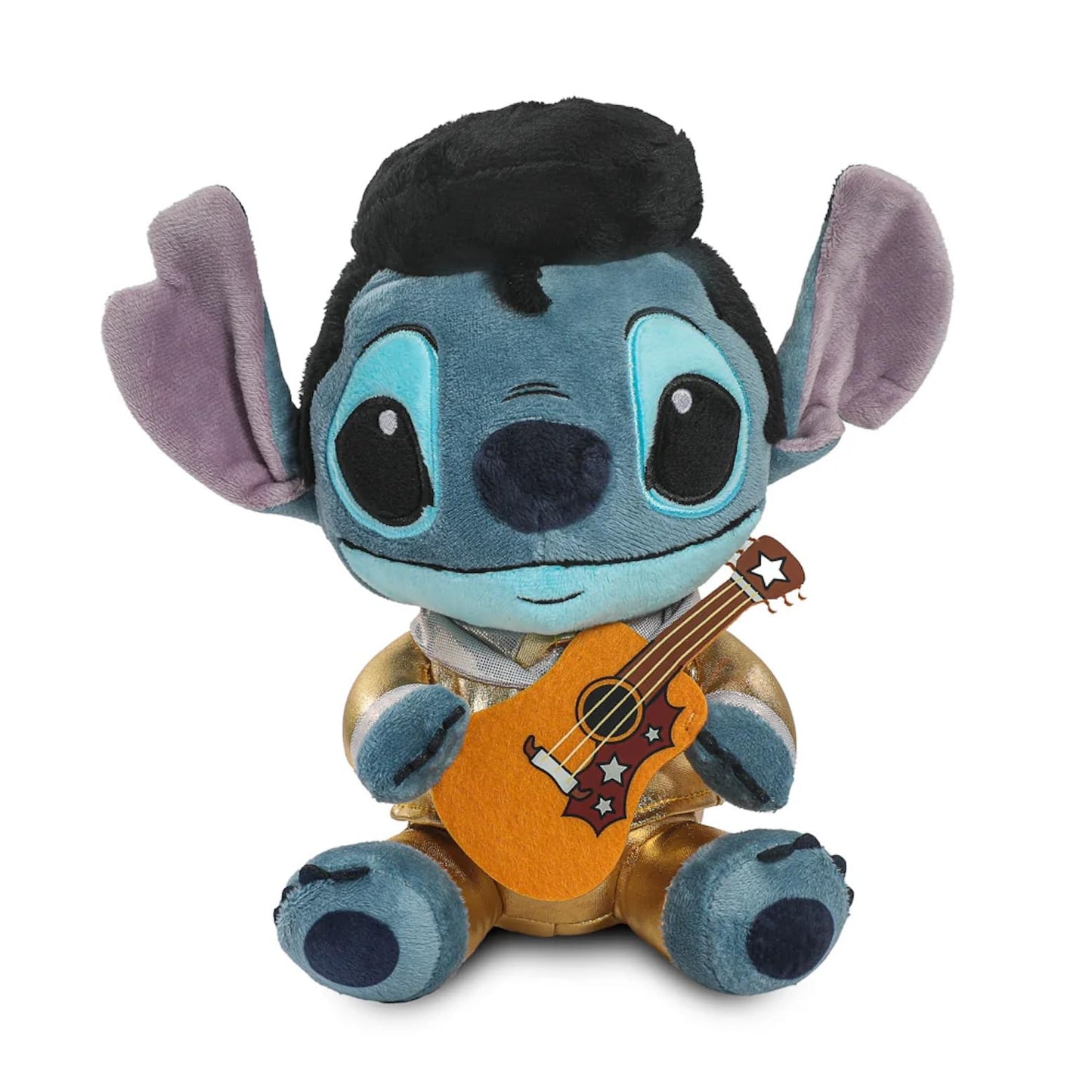 Disney Lilo and Stitch Gold Suit Elvis Stitch Collectible Plush Figure