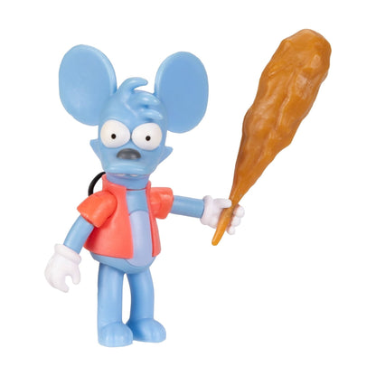 The Simpsons 2.5 inch Collectible Itchy with Club Mini Figure
