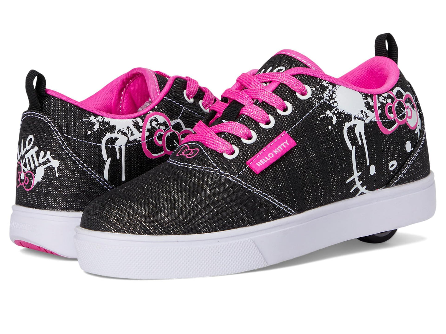 Heelys Pro 20 Hello Kitty Black/Pink, Big Kid Size 6 Medium