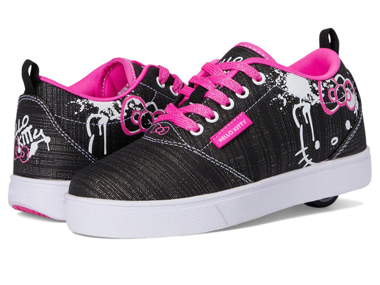 Heelys Pro 20 Hello Kitty Black/Pink, Big Kid Size 6 Medium