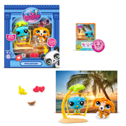 Littlest Pet Shop 2-Pack Series 1 Petfluencers (One Random Assortment)